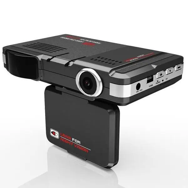 Car DVR Camera+Radar Detector STR8500 HD 720P 30FPS 2.0&quotLCD Logger Video Registrator Russian Voice with laser+GPS Free Shipping |