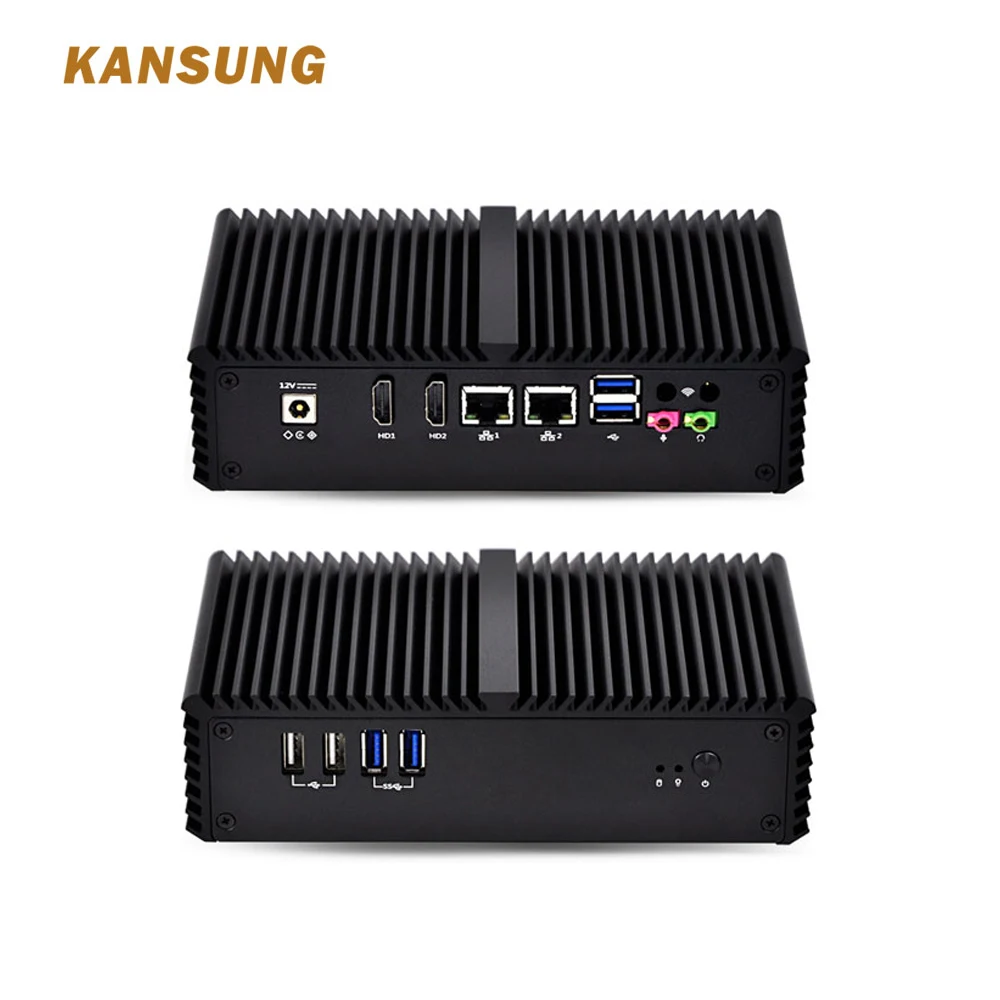 Тонкий клиент мини ПК настольный компьютер Barebone система двухъядерный I5