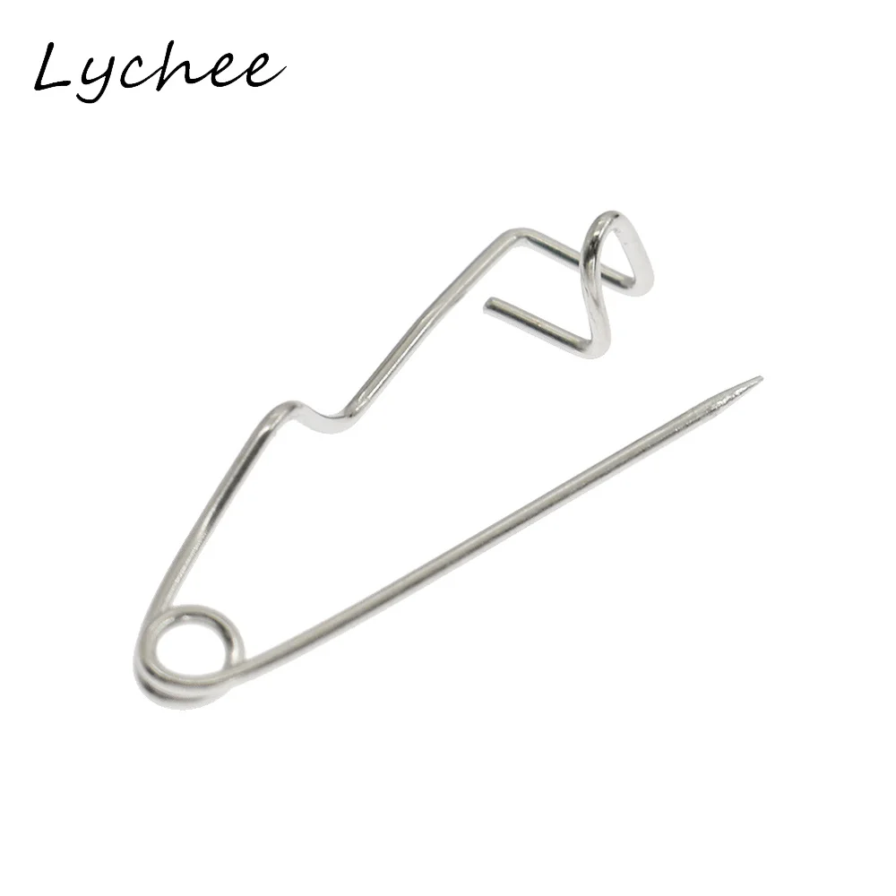 Lychee 100 шт. Новое поступление изогнутые железные булавки для рукоделия швейные
