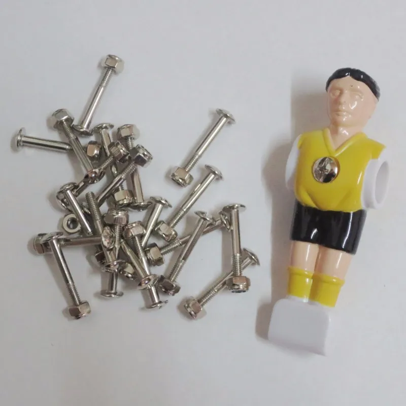 22 Винта и Гайки для 5/" стержень игрока Foosball Table Part Man запасные части Футбол, настольные аксессуары
