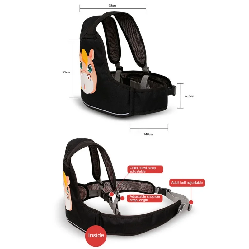 Ремень безопасности для детского мотоцикла из ткани Оксфорд регулируемый