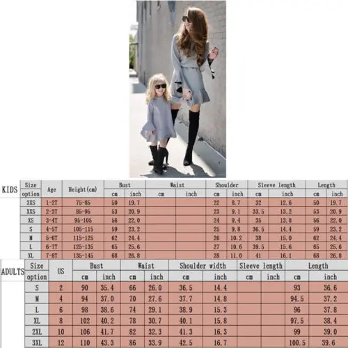 2018 осенне-зимняя мягкая одежда для мамы и дочки платье принцессы с расклешенными