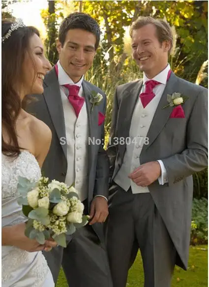 

Новинка, стильный индивидуальный пошив, индивидуальные мужские смокинги/хвосты на заказ, мужской свадебный костюм (пиджак + брюки + жилет + галстук)