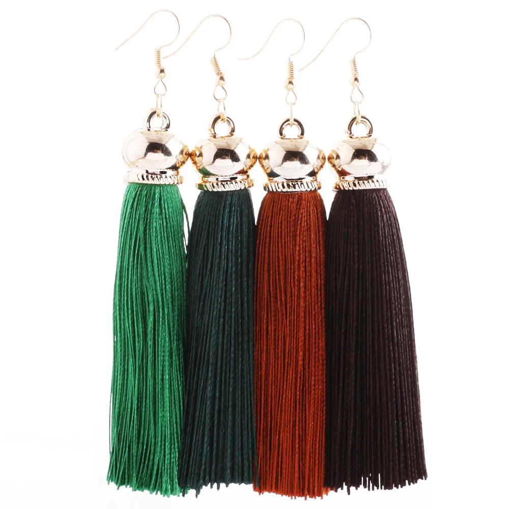 Новинка 2017 года Мода брендовые длинные Серьги для Для женщин свадебные Лидер