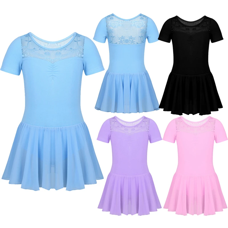 IIXPIN/детский балетный танцевальный костюм для девочек шифоновое платье с