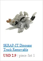 Для Dinotrux динозавр грузовик съемный динозавр игрушечный автомобиль Mini модели Новые детские подарки игрушки модели динозваров мини-игрушки для детей