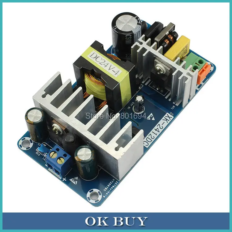 AC 85 265V 110V To DC 24V 4A 220 W промышленная импульсная плата питания стабильное выходное