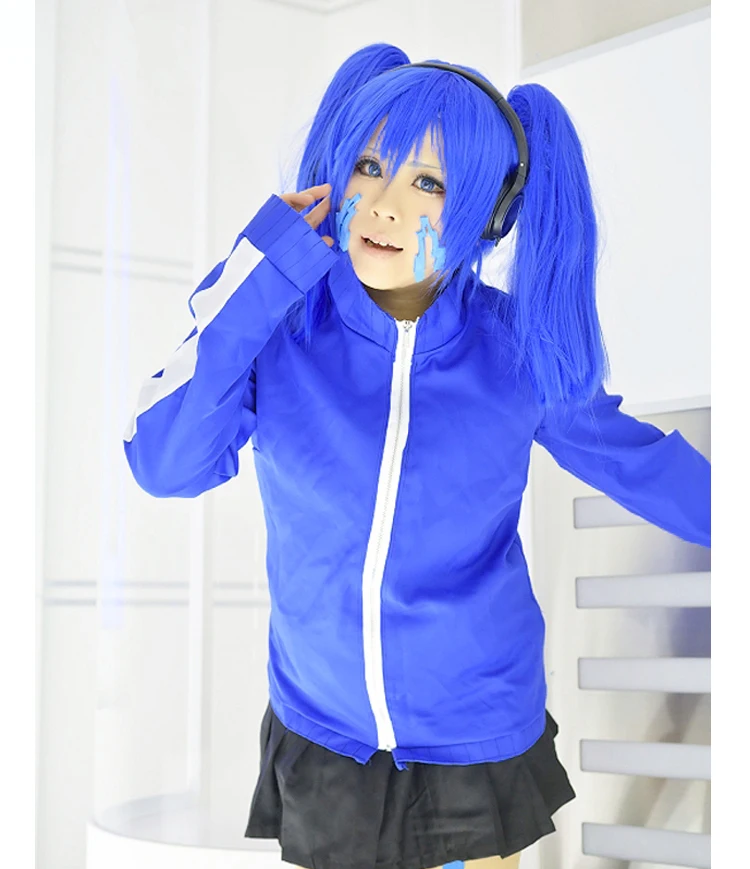 

New Cosplay MekakuCity Actors project Cos Ene Halloween Spring And Autumn Everyday Clothing Full Set(Top+Skirts No Headset)