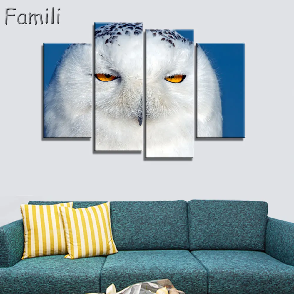 

Unframed City Silhouette Colorful Bird Canvas Painting Poster Abstract Animal Spray Painting Bedroom Studio Wall Pictures