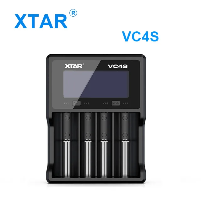 VC4S XTAR VC2 VC2 плюс VC4 VC2S VC4S батарея зарядное устройство для 10440/16340/14500/14650/18350/18500/18650/18700/21700/20700/17500 - Цвет: VC4S