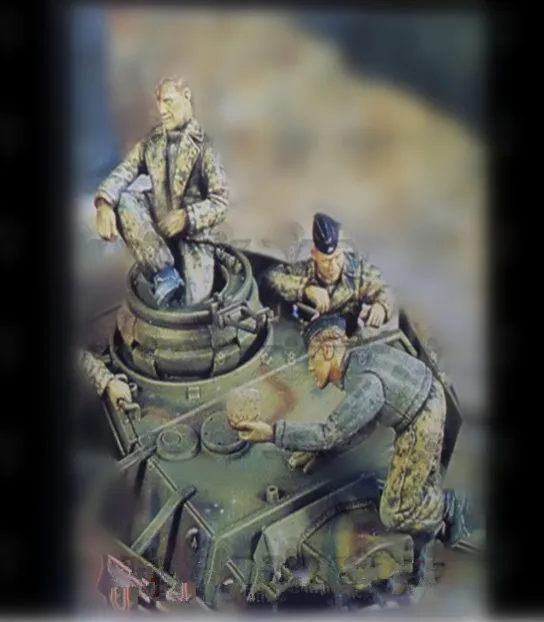 1/35 каучуковая фигурка модель комплект Unassambled Неокрашенная 0076|Наборы для сборки
