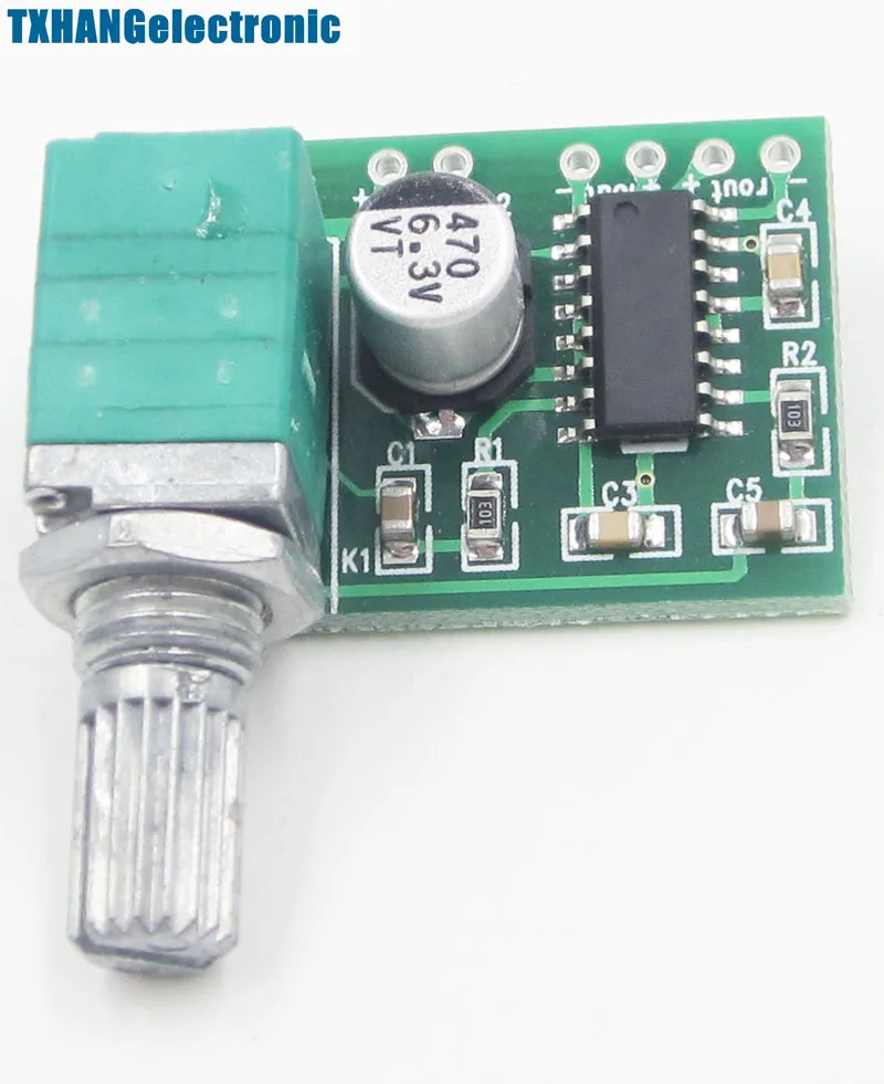 2 шт. PAM8403 5 в DC аудио усилитель доска канала 2*3 Вт регулятор громкости USB мощность |