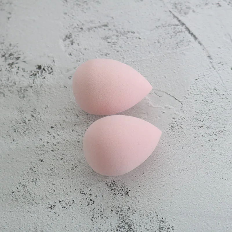 2pcs puff Капля воды, спонж для макияжа, блендер, пуховка для лица, безупречная пудра, BB крем, косметическая пуховка, растушевка, основа, макияж, инструмент YA324 - Цвет: 2pcs puff