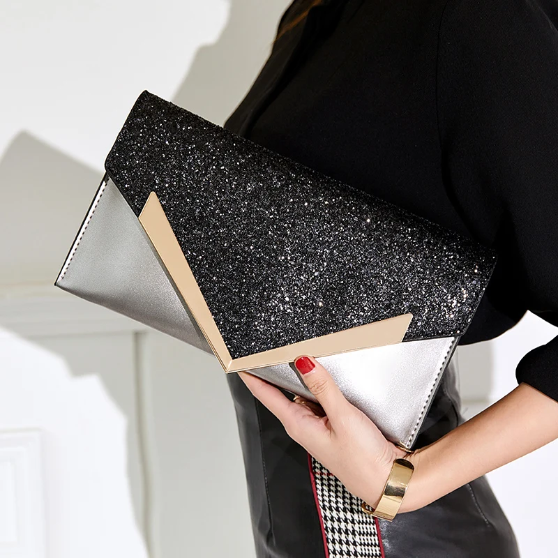 

Fashion Envelope Clutch Bag Women Leather Birthday Party Evening Clutch Bags For Women Ladies Luxury Shoulder Clutch Bag Purse
