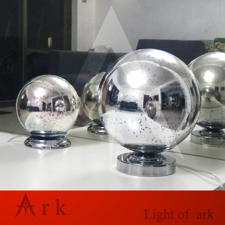 Светильник ARK новый дизайн диаметр 20 см хромированный затеняющий зеркальный