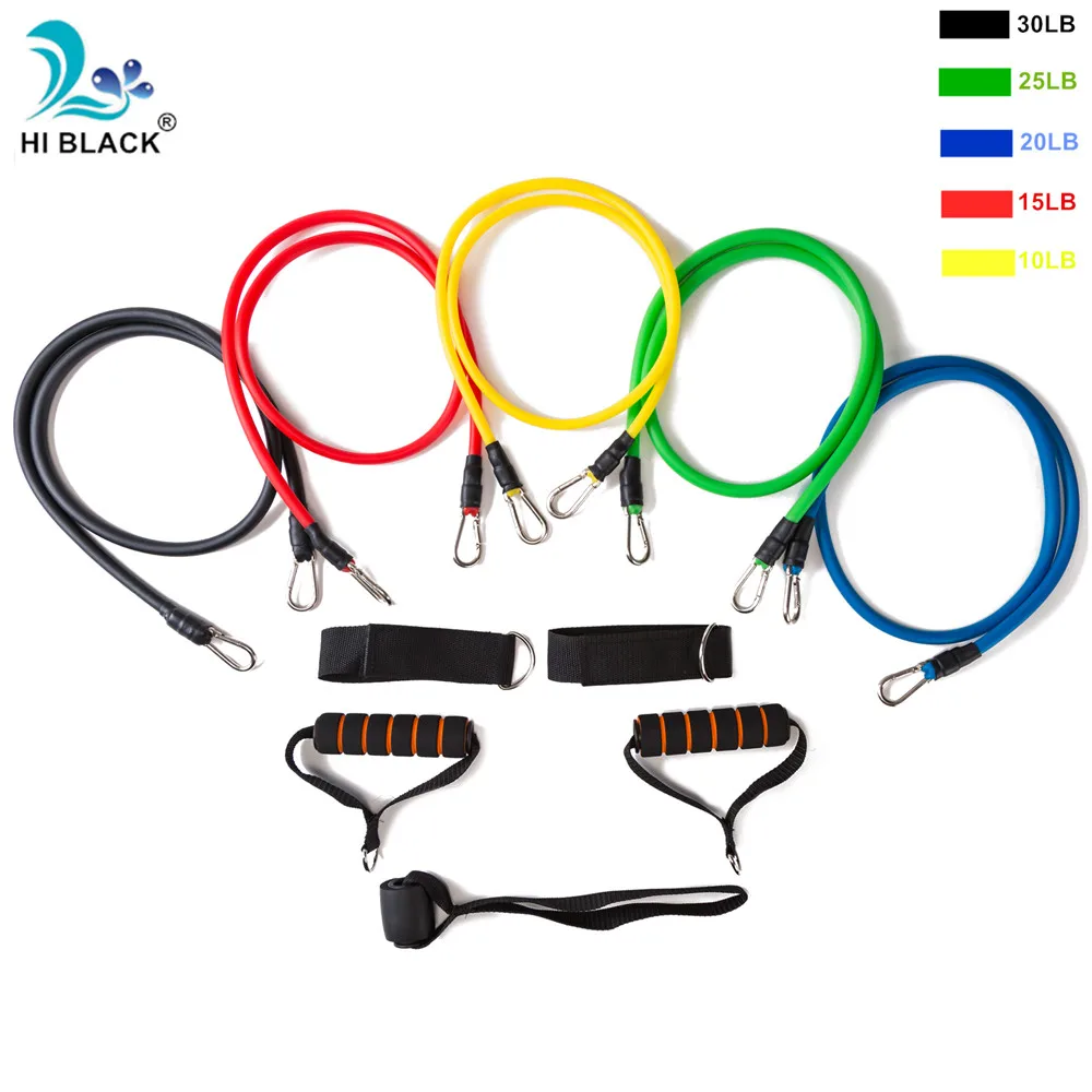 

Portable Chest Expander Puller Exercise CrossFit Muscle Training Rope Fitness Resistance Cable Rope Tube Resistance Bands