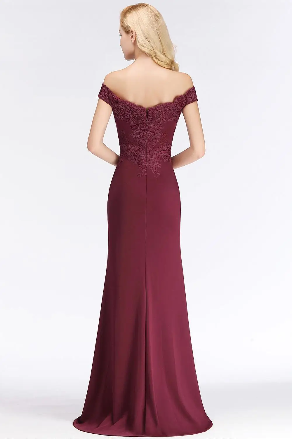 Robe de soiree/бордовое зеленое кружевное вечернее платье с открытыми плечами длинное