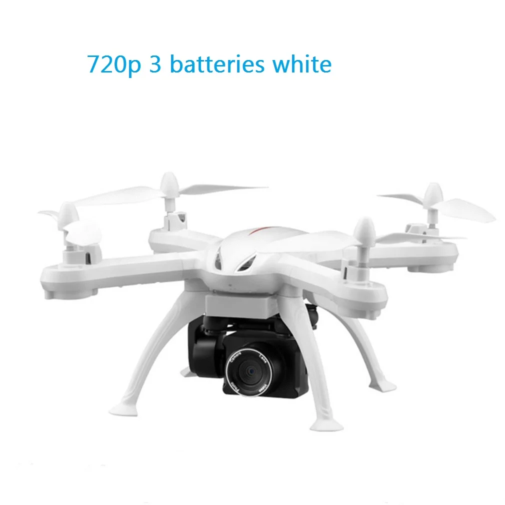 X6S Радиоуправляемый Дрон 4K 1080p Квадрокоптер с 720p 480p HD камерой 2,4 ГГц Wifi FPV дроны аэрофотосъемка Дрон долгое время RC самолет - Цвет: 720p 3 battery white