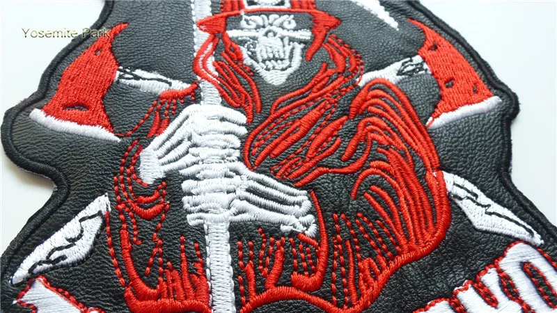Патчи с вышивкой для пожарников TIL THE END байкерские патчи MC жилет термоклейкой