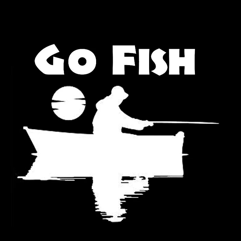 13 4 см * 11 8 Go Fish модные Стикеры для автомобиля виниловые наклейки | Автомобили и