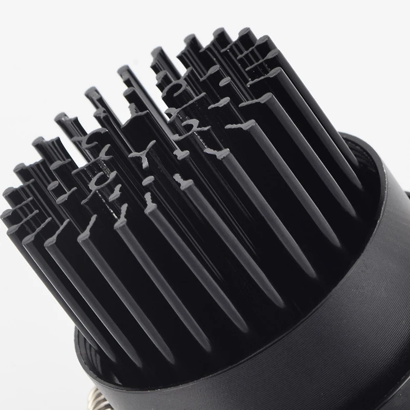 Матовый черный корпус с регулируемой яркостью светодиодный светильник 7 Вт 10 15 20