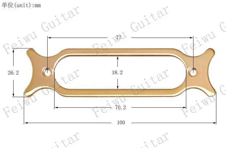 1 шт. хромированное кольцо для крепления одной катушки электрогитары|Детали и