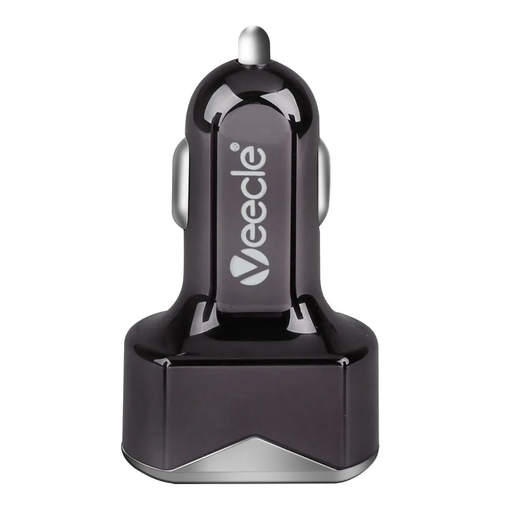 VEECLE автомобильное зарядное устройство с двумя USB портами и ЖК дисплеем|Зажигалка|