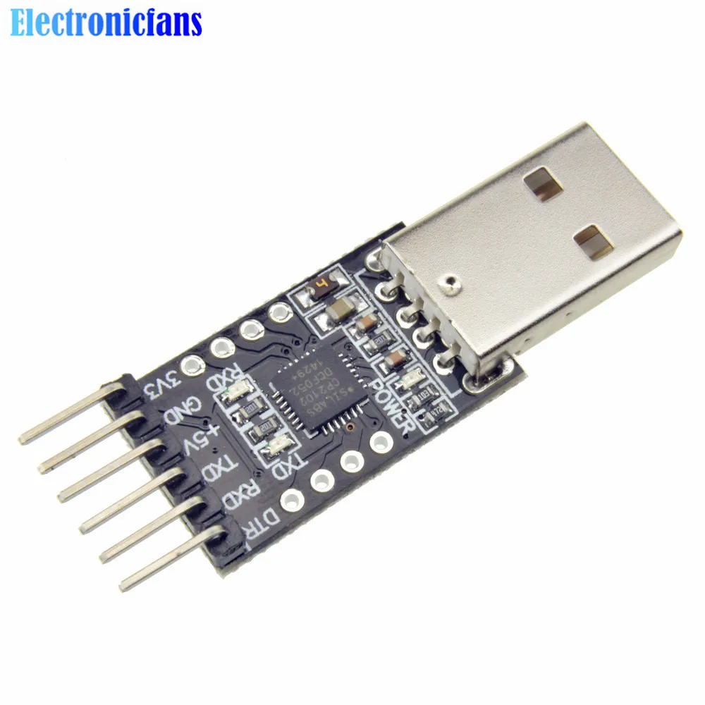 5 шт./лот CP2102 USB 2 0-TTL UART модуль 6-контактный последовательный преобразователь STC