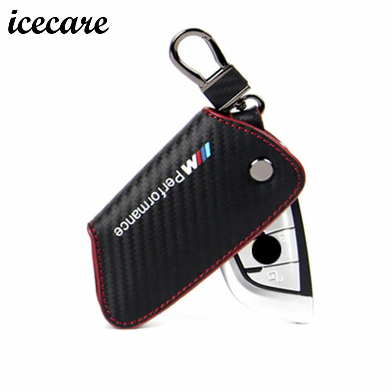 Icecare Пояса из натуральной кожи Ключи чехол для BMW E90 F30 F34 F10 X1 X3 X4 X5 X6 1 2 3 4 5 6 7 серии