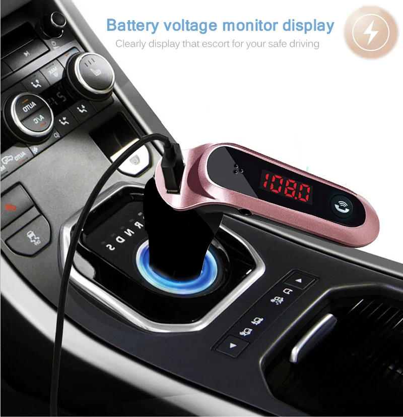JINSERTA 4-в-1 Hands Free Беспроводной Bluetooth FM передатчик, автомобильный комплект AUX модулятор MP3 плеер SD USB TF ЖК-дисплей автомобильные аксессуары