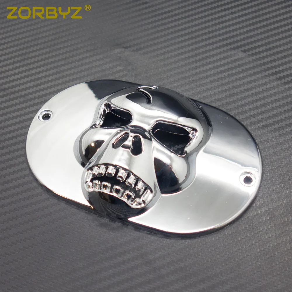 ZORBYZ Новый Хром Череп хвост светильник воротник Маска крышка подходит для Harley Touring
