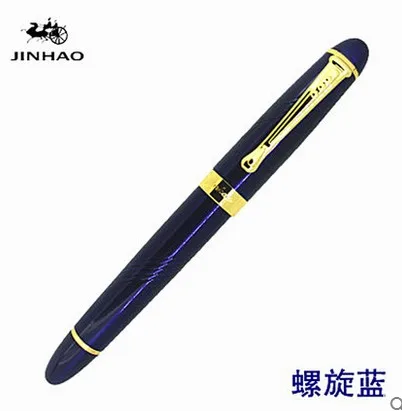 JINHAO X450 advanced авторучка 18 К GP наконечник чернилами 23 цветов, можно выбрать упаковка с черная ручка коробки Горячая распродажа - Цвет: G