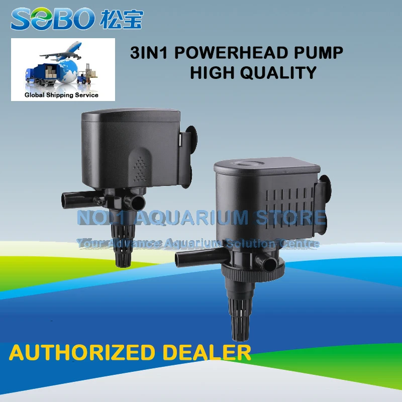 Совершенно новый аквариум собо Powerhead насос водяной фильтр 3 в 1 погружной