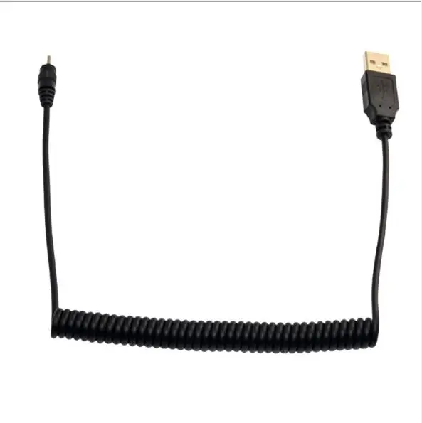 Телескопическая пружинная линия USB к DC 3 8*1 4 мм общественный кабель более 5V2A
