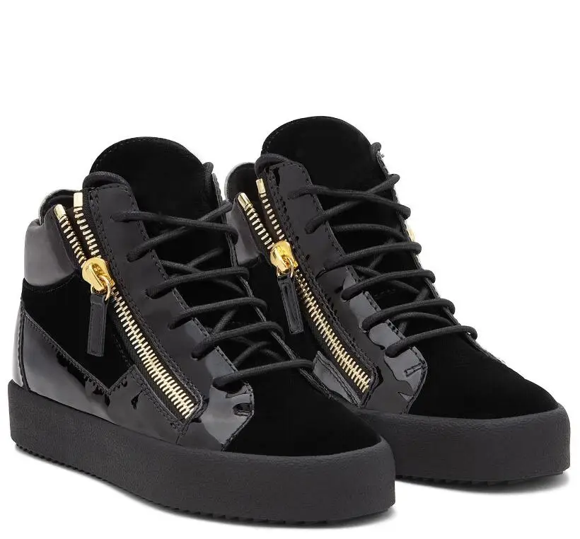 as shown Zapatillas hombre; модные мужские кроссовки; Лоскутная обувь на толстой плоской подошве; повседневная обувь на шнуровке; высокие кроссовки на молнии; обувь для курения - Цвет: as shown