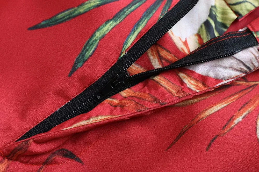 2019 женские модные шорты с цветочным принтом красные повседневные свободные