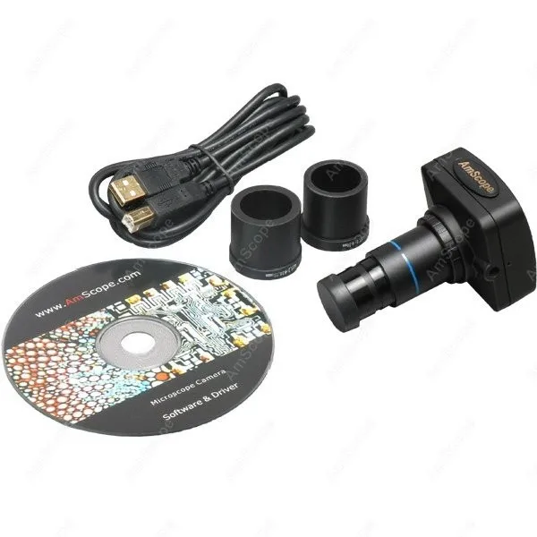 Высокомощные биологические AmScope принадлежности 40X-1000X микроскоп + камера 5 Мп |
