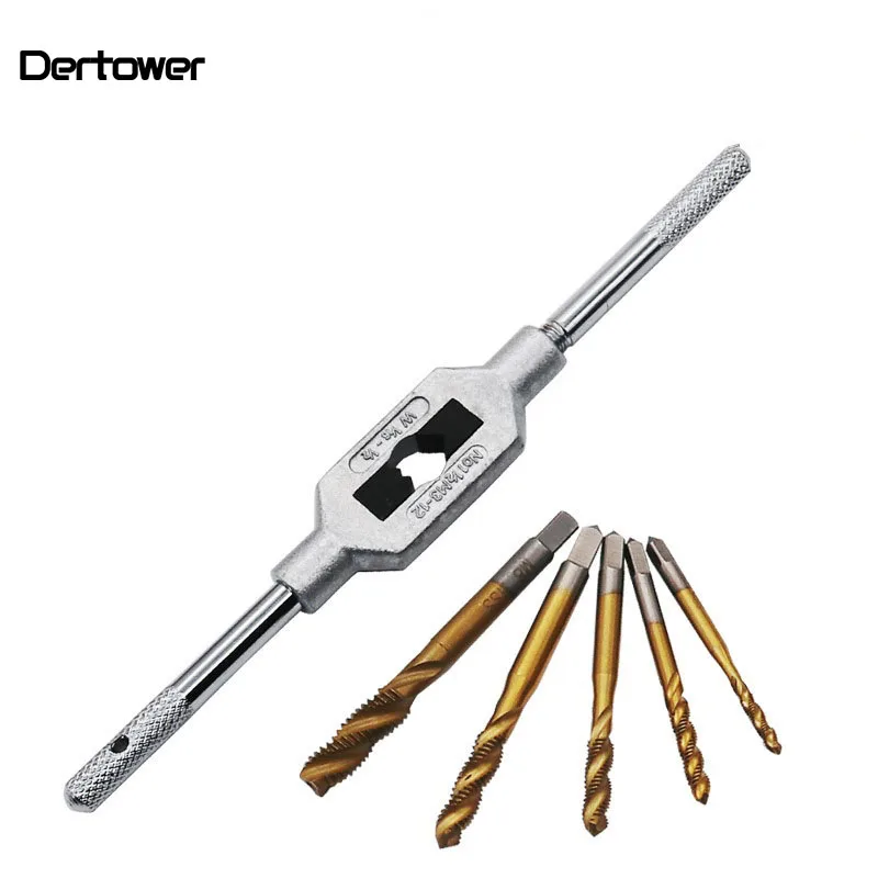 

5pc Hss Spiral Point Tap Straight Flute Metric Machine Screw Taps Straight Flute Thread Metric Machine Screw Tap Set M3-M8