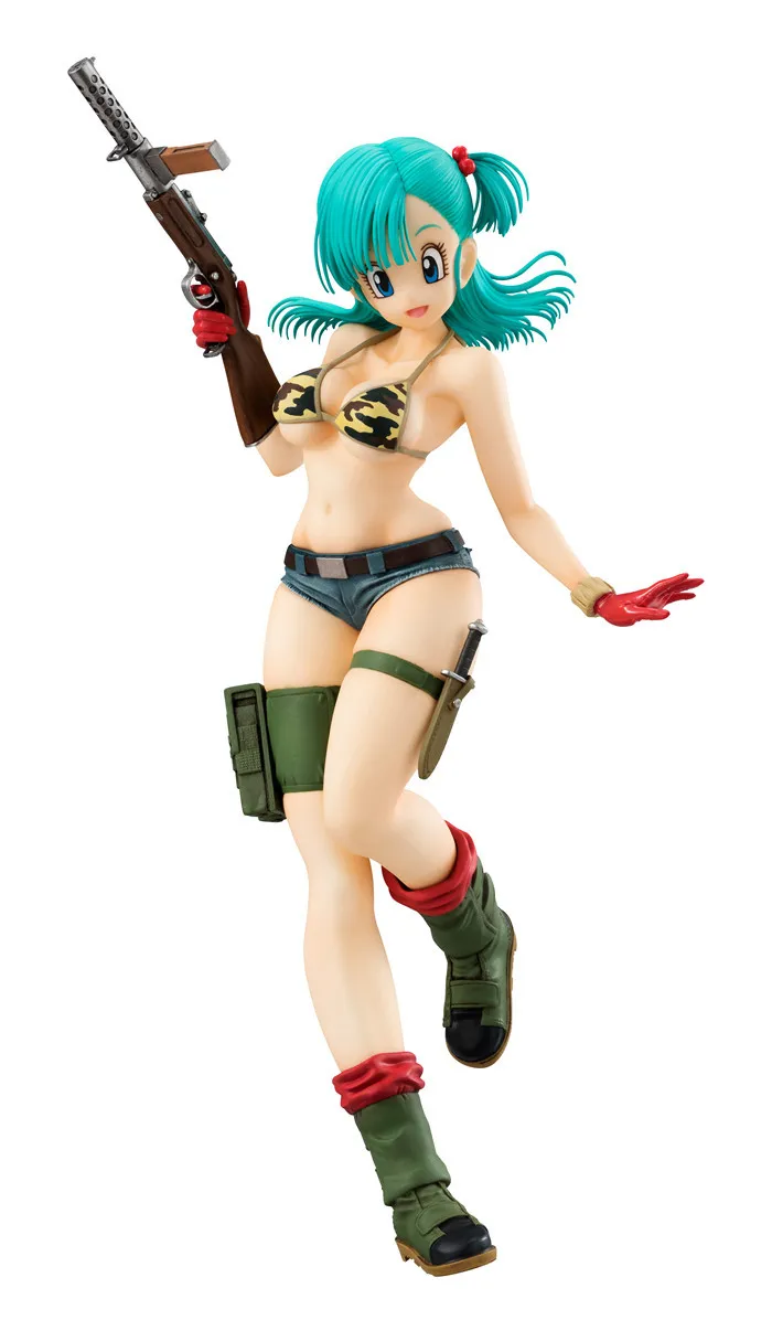 18 см Dragon Ball Z Bulma сексуальное бикини с рисунком из аниме фигурка ПВХ Новая