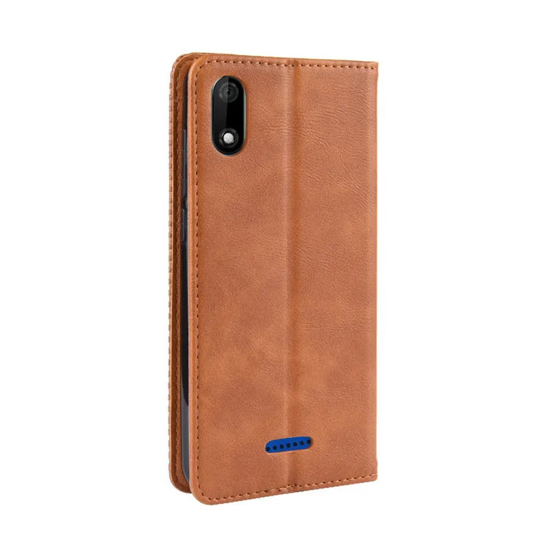 Кожаный чехол для Wiko Y80 чехол Сетчатый Дизайн протектор Etui для Wiko Y60 Y80 чехол Магнитный Корпус с держателем для карт