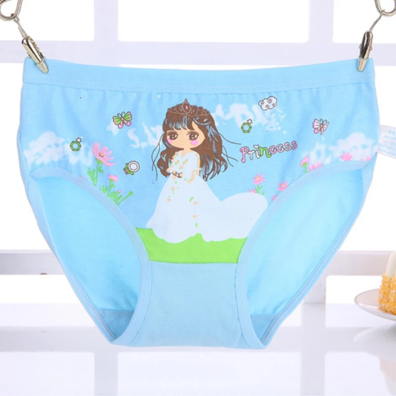 4 шт./Лот Детские хлопковые трусы с мультяшным принтом|Трусики| |