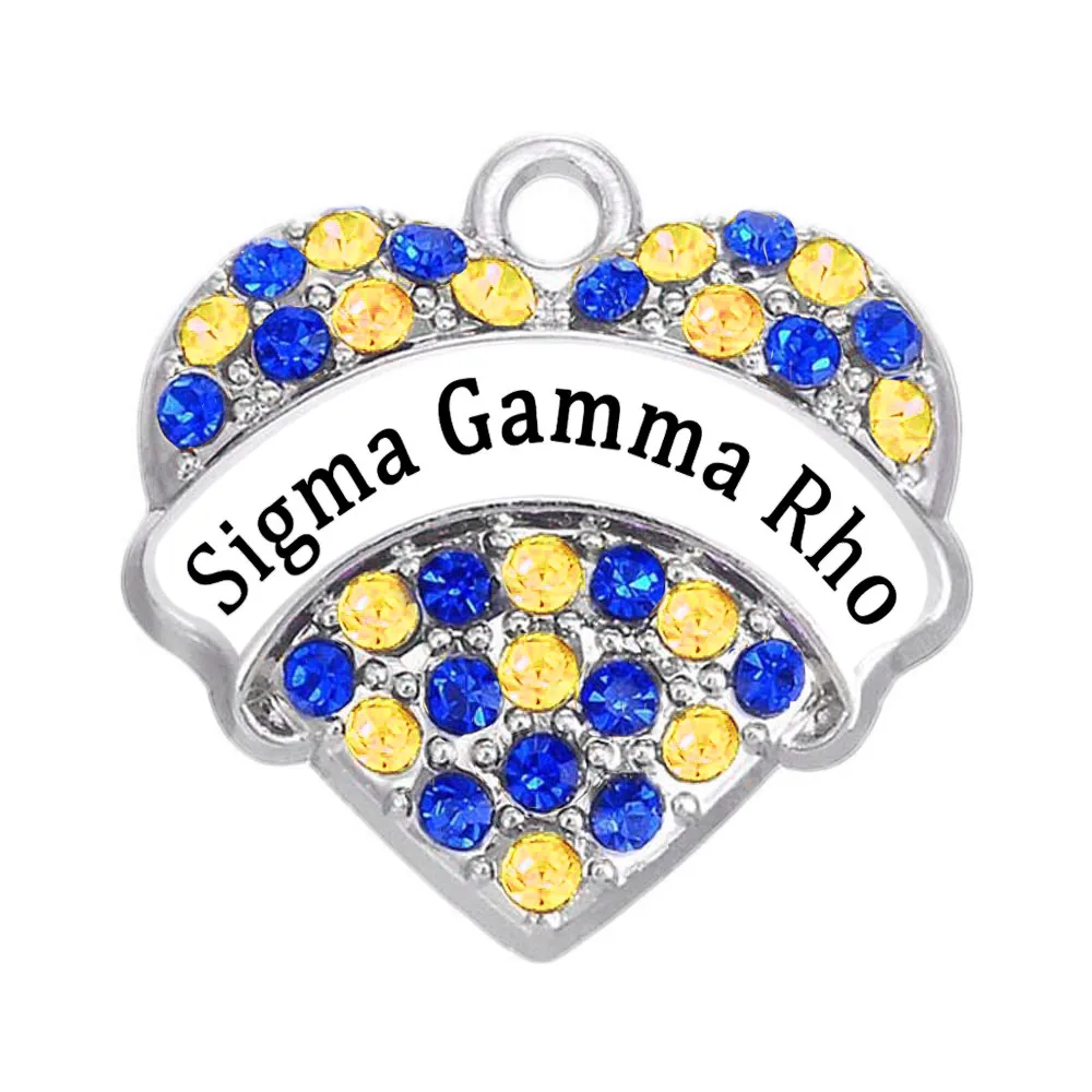 Подвеска с двойным носом греческая буква sigma gamma rho 1922 Очаровательная подвеска