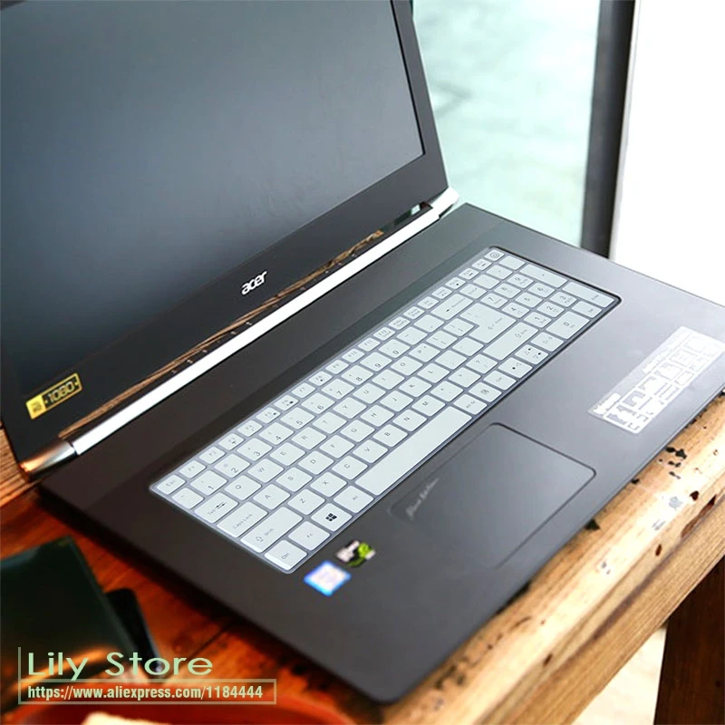 white Силиконовый чехол клавиатура для acer Aspire 3 A315 51 53 51 г 53G A315-51 A315-53G Ex2520 A315-21/31/32/51/53 A515 A615 15,6 дюйма - Цвет: white