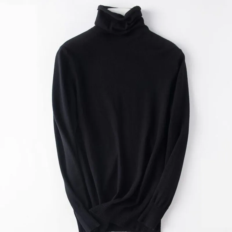 

Turtleneck Sweater Women Autumn Winter Knitt Pullover Loose Long Sleeve Comfortable Soft Bottoming Shirt Solid Color Sweater