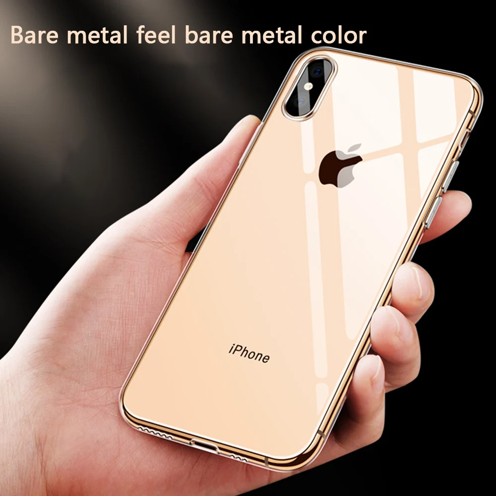 Heyytle ультра тонкий прозрачный чехол для телефона iPhone 8 7 6 6s Plus X XS max XR s 8Plus Мягкий