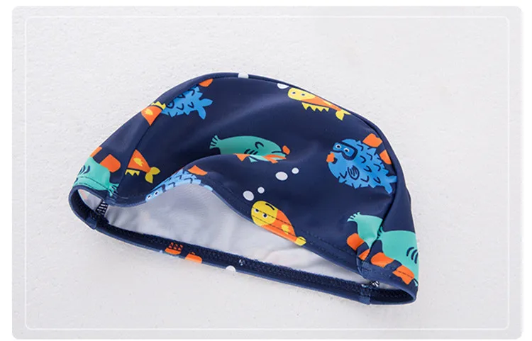 Summer Baby Boy Swimwear+Hat 2pcs Set Fishes Sea World Swimming Suit Infant Toddler Kids Children SPA Beach Bathing Retail |