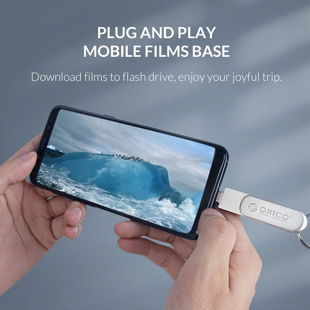 USB флеш накопитель ORICO 3 в 1 Type C USB3.0 Micro B 64 ГБ 32 0 память OTG U диск для телефона