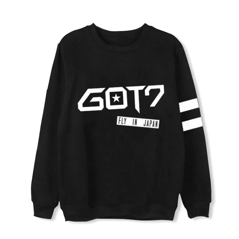 K Pop Kpop GOT7 Fly In Japan альбом толстовка хип хоп Повседневная свободная одежда пуловер с