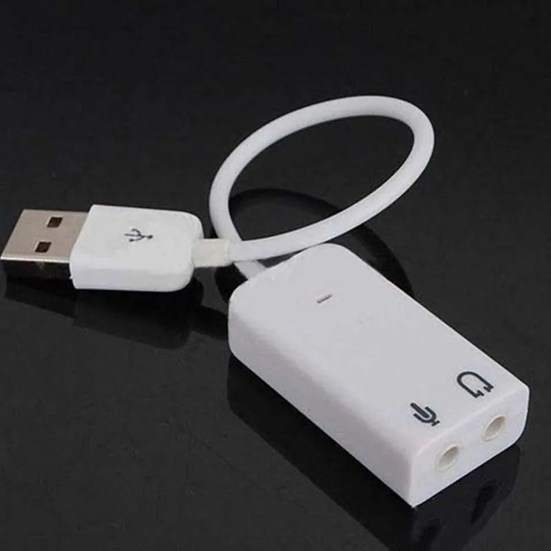 10 шт. USB 2 0 Аудио Звуковая карта адаптер кабель 3D виртуальный 7 1 канал Win7 8 Linux Mac OS |