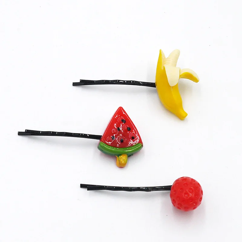 20pcs/set Korean Cute Fruits Hair Clip Candy Color Hairpins Professional Headwear With Beautiful Design New Accessories | Красота и
